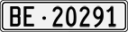 License plate of Switzerland, Cars