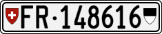 License plate of Switzerland, Cars
