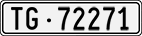 License plate of Switzerland, Cars