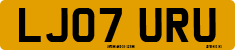 License plate of the United Kingdom, 2001 year system