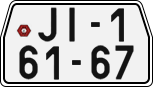 License plate of the Czech Republic, Motorcycles (1960)