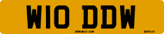 License plate of the United Kingdom, 1983 year system