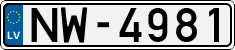 License plate of Latvia, Regular car plates