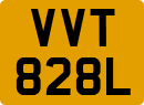 License plate of the United Kingdom, 1963 year system