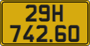 License plate of Vietnam, Commercial vehicles