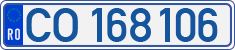 License plate of Romania, Diplomatic