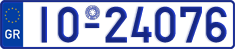 License plate of Greece, Oldtimers