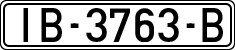 License plates of Spain, 1971 year series