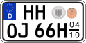 German license plate, Seasonal plates (Oldtimers)