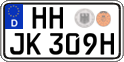 German license plate, Plates for oldtimers (type 
