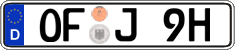 German license plate, Plates for oldtimers (type 