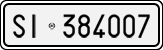License plate of Italy, Cars (1927 year series)