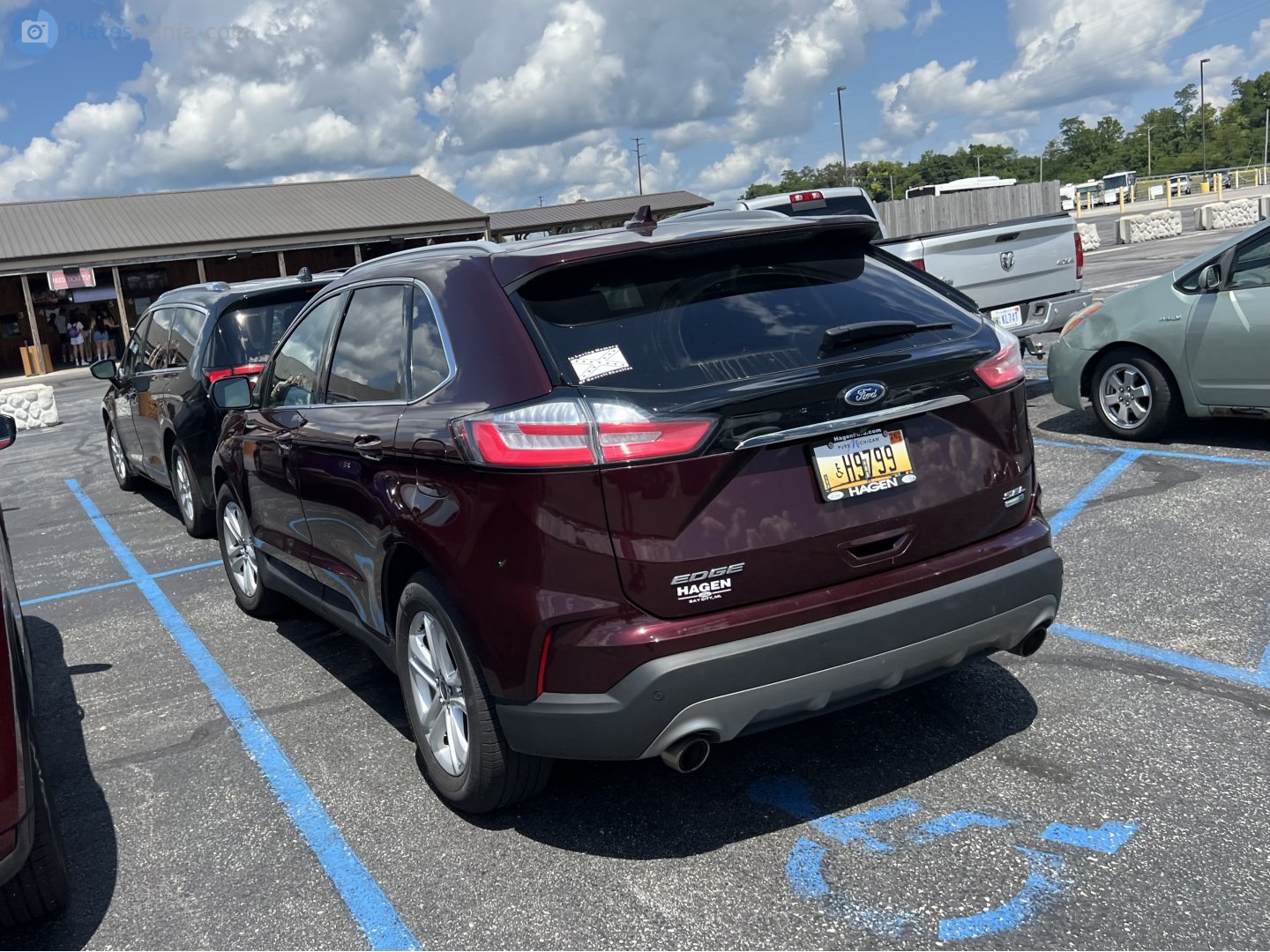 H9799, Ford Edge 2nd gen (CD539), facelift, 2018–2024 (–2020 for EU-market)