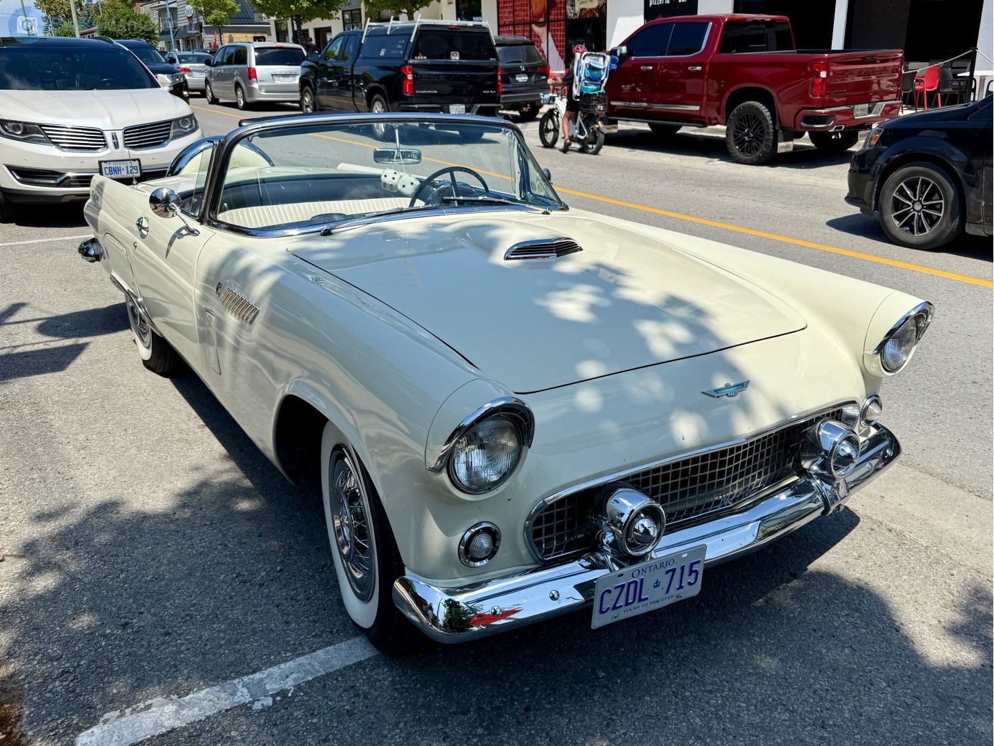 CZDL-715, Ford Thunderbird 1st gen 1956 Convertible, 1st facelift, 1955–1956