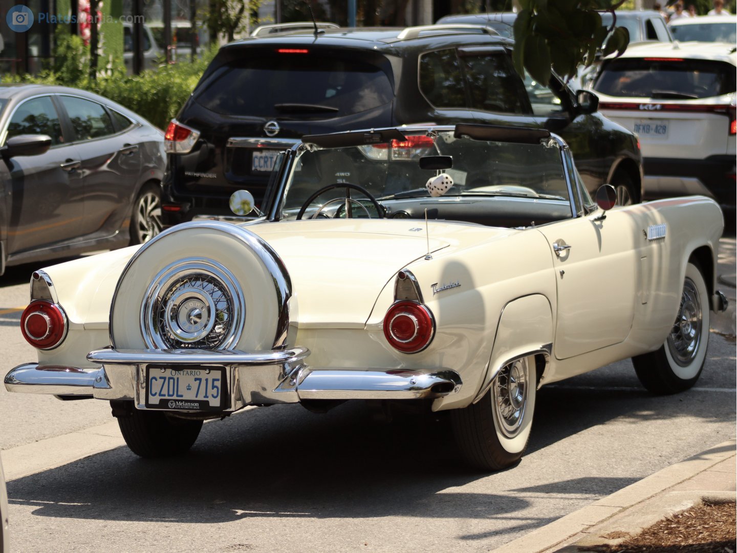 CZDL-715, Ford Thunderbird 1st gen 1956 Convertible, 1st facelift, 1955–1956
