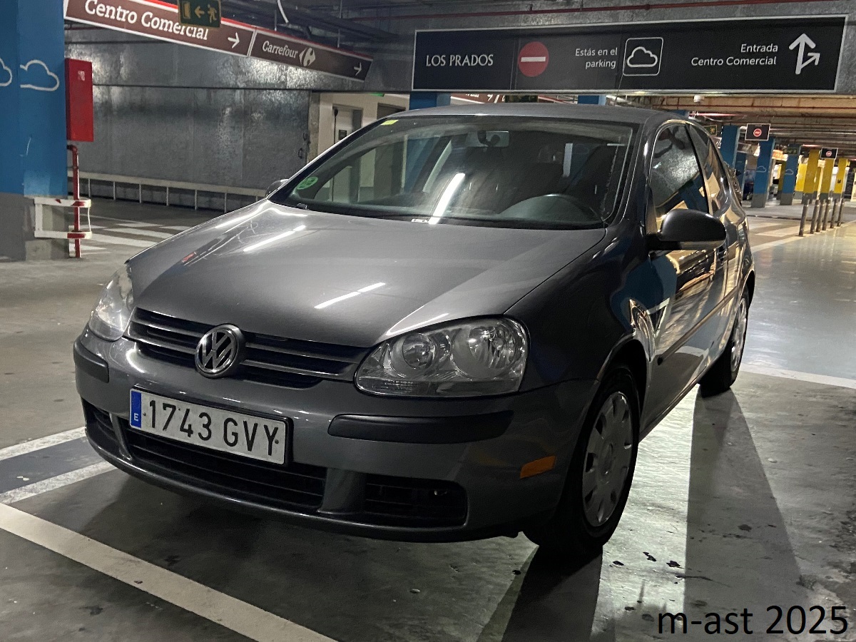 1743 GVY, Volkswagen Rabbit 2nd gen 3-door Hatch (1K1; NA-market), 2007–2009