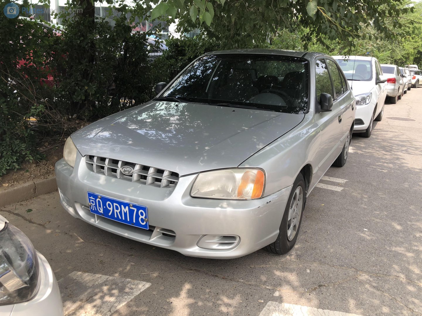 京Q·9RM78, Hyundai Accent 2nd gen Sedan (LC), 1999–2003 (–2016 for others)