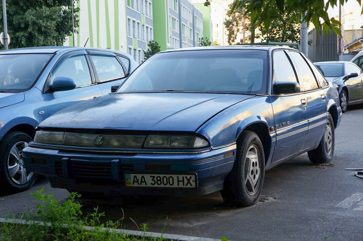 AA 3800 HX, Pontiac Grand Prix 5th gen 4-door Sedan (W-body), 1989–1993