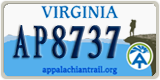 Virginia, Specialty plates (AB1234)