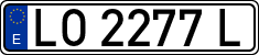 License plates of Spain, 1971 year series