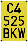 License plates of Spain, Specialty plates