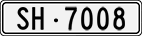 License plate of Switzerland, Cars