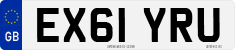 License plate of the United Kingdom, 2001 year system