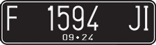 License plate of Indonesia, Regular plates