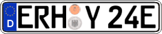 German license plate, Electric vehicles