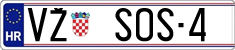 License plate of Croatia, Vanity Plates
