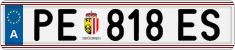 License plate of Austria, Regular plates