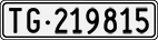 License plate of Switzerland, Cars