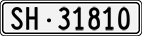 License plate of Switzerland, Cars