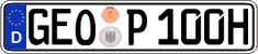 German license plate, Plates for oldtimers (type 