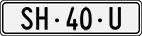License plate of Switzerland, Dealer (with 