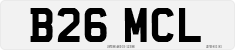 License plate of the United Kingdom, 1983 year system