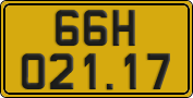 License plate of Vietnam, Commercial vehicles