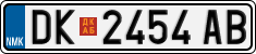 License plate of North Macedonia, Regular plates (2012)