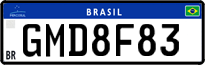 License plate of Brazil, Private owners (Mercosul)