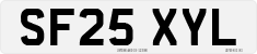License plate of the United Kingdom, 2001 year system