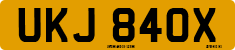 License plate of the United Kingdom, 1963 year system