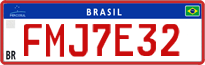 License plate of Brazil, Commercial vehicles (Mercosul)