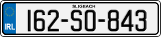 License plate of Ireland, Regular plates