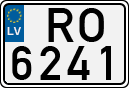 License plate of Latvia, Regular car plates