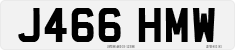 License plate of the United Kingdom, 1983 year system