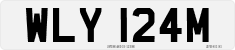 License plate of the United Kingdom, 1963 year system