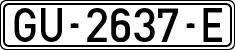 License plates of Spain, 1971 year series