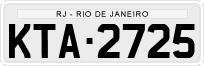 License plate of Brazil, Private owners (1990)