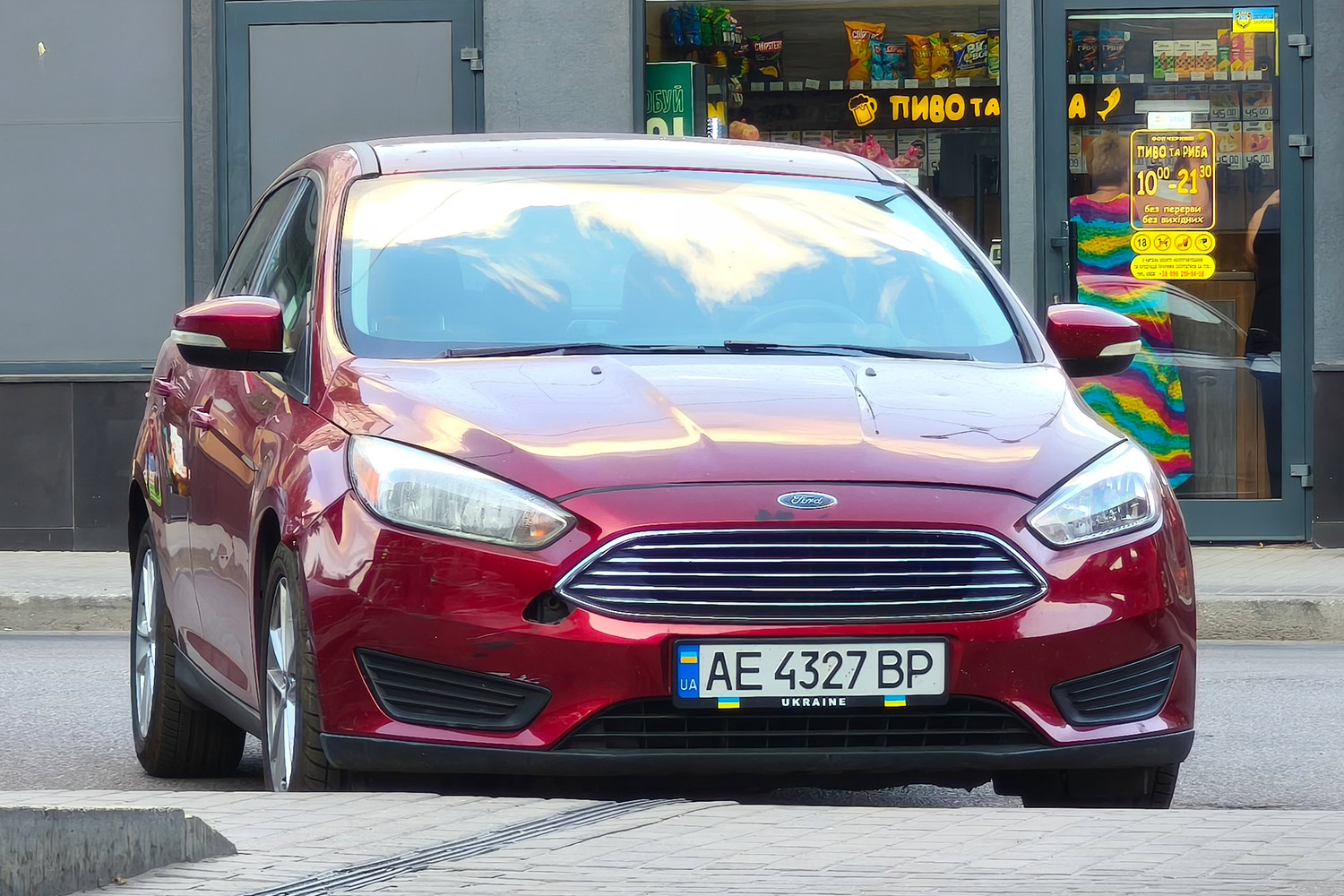 AE 4327 BP, Ford Focus 3rd gen Sedan (DYB; C346), facelift, 2014–2019