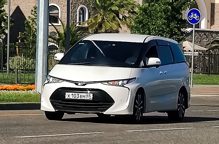 х 103 вм 65, Toyota Estima 3rd gen (R20/R50), 2nd facelift, 2016–2019